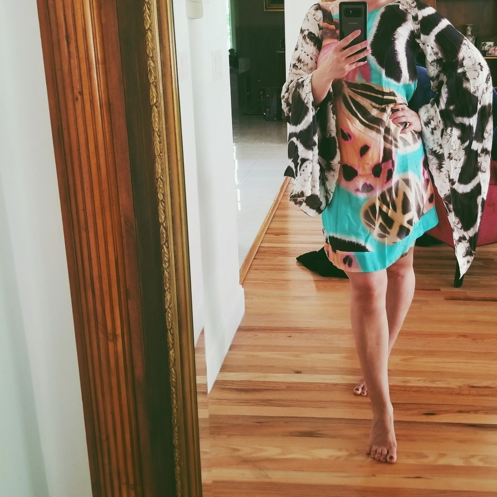 Blumarine silk dress, sz 6